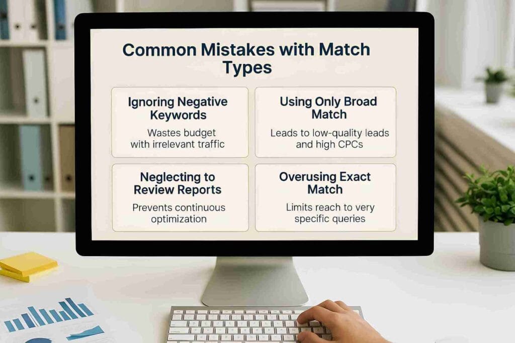 Common mistakes with match type blog image