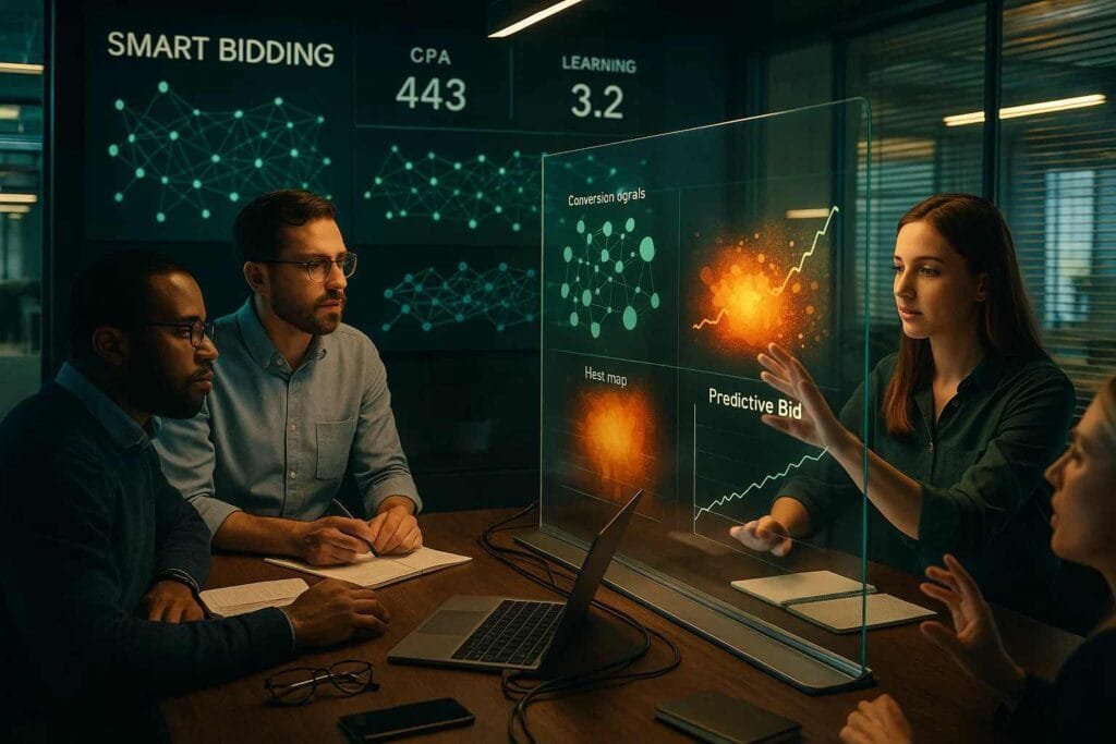 Smart Bidding algorithm data visualisation